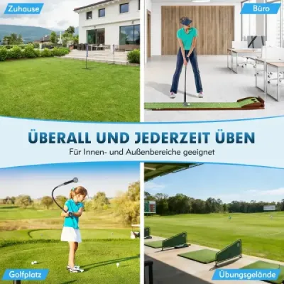 Golfová tréninková pomůcka 80 cm se zátěžovou hlavou pro rytmus úchopu flexibilitu rovnováhu šedá