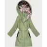 Dámská lehká podšívková parka khaki MODAK60407
