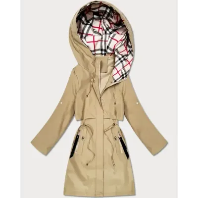 Dámská lehká podšívková parka písková MODAK60407