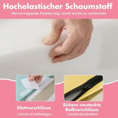 10 dílů pěnové hračky na lezení pro batolata Měkké pěnové stavební bloky z imitace kůže Barevné