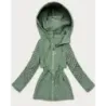 Dámská jarní bunda MODA0412 šedezelená