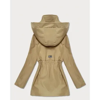 Tenká dámská jarní bunda MODA0410 písková