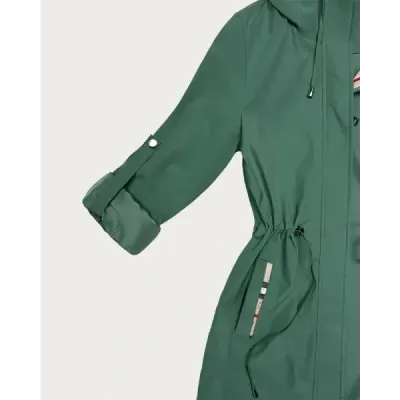 Tenká dámská jarní bunda MODA0411 zelená