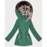 Tenká dámská jarní bunda MODA0411 zelená