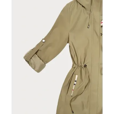 Tenká dámská jarní bunda MODA0411 písková