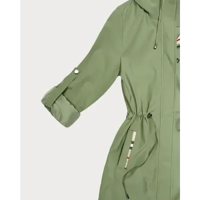 Tenká dámská jarní bunda MODA0411 khaki