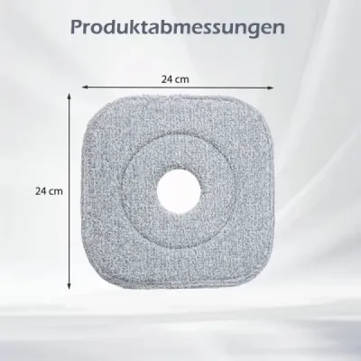 Mop a kbelík se systémem oddělení odpadní vody s 6 náhradními hlavicemi mopu, modré
