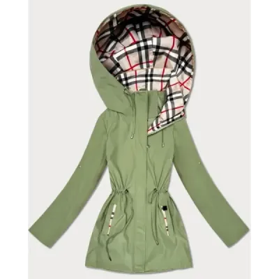 Tenká dámská jarní bunda MODA0411 khaki