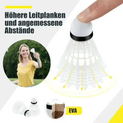 Síť na badminton se stojanem, nastavitelná síť na badminton pro venkovní použití, černá