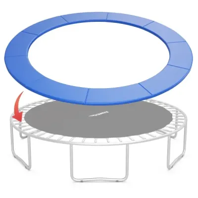 Matrace na trampolínu 427 cm x 427 cm x 10 cm Trampolína Cvičení Fitness Gymnastika Trampolína Polstrování Modrá