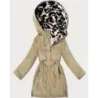 Dámská jarní bunda MODA8521 béžová