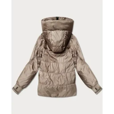 Dámská jarní bunda MODA8591 béžová