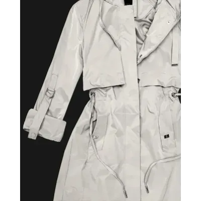 Dámská jarní bunda s podšívkou MODA2006 světle béžová