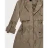 Dámská jarní bunda s podšívkou MODA2006 hnědá
