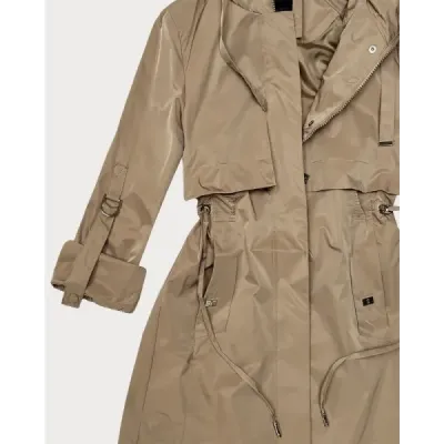 Dámská jarní bunda s podšívkou MODA2006 tmavě béžová