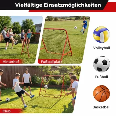 Rebounder pro fotbal s 5 nastavitelnými úhly Skládací rebound síť Fotbalová síť 100 x 100 cm