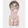 Dámská jarní vesta MODA8258 bledě růžové