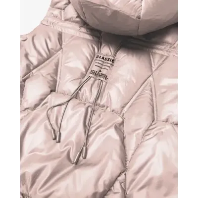 Dámská jarní vesta MODA8258 bledě růžové