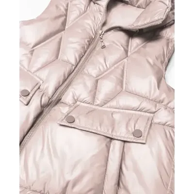 Dámská jarní vesta MODA8258 bledě růžové