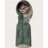 Tenká dámská vesta, khaki MODA8583