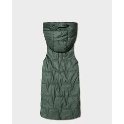 Tenká dámská vesta, khaki MODA8583