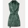 Dámská prošívaná vesta s páskem MODA8603 khaki