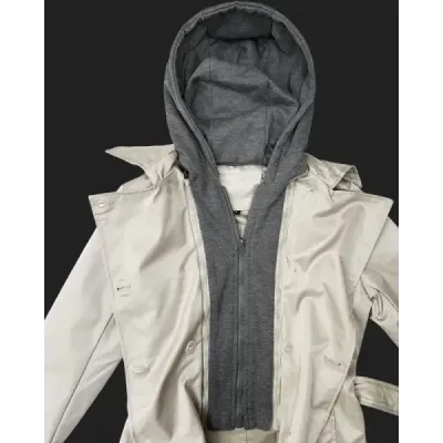 Dámský trench kabát MODA2252 světlebéžový