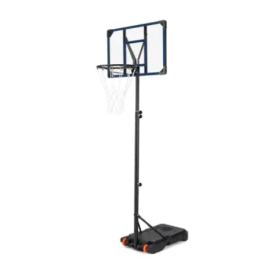 Výškově nastavitelný basketbalový stojan Venkovní basketbalový koš s kolečky a stojanem Basketbalové hřiště