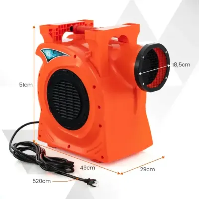 Komerční 2300W dmychadlo se 2 HP motorem a rukojetí dmychadla čerpadla Elektrický podstavec ventilátoru
