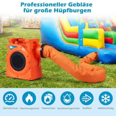 Komerční 2300W dmychadlo se 2 HP motorem a rukojetí dmychadla čerpadla Elektrický podstavec ventilátoru