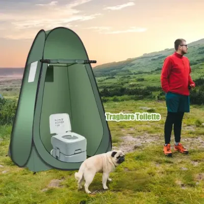 Plážový sprchový stan Přebalovací stan Toaletní stan Velký stan Kabina skládací kamufláž