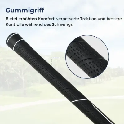 Golfový driver pro muže, 460 cm³, hliníková hůl pro praváky, s krytem hlavy a grafitovou rukojetí