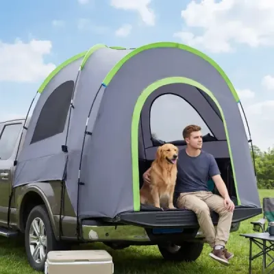 Stan pro pickup pro 4 osoby s odnímatelnou pláštěnkou, 168-177 cm, vodotěsný kempingový stan