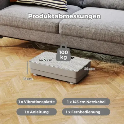 Výkonná vibrační deska – vibrační platforma pro budování svalové hmoty, spalování tuků a celotělový trénink