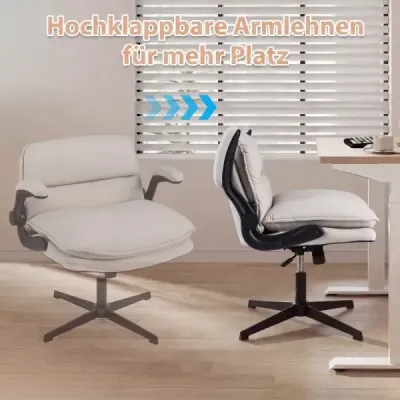Ergonomická kancelářská židle, výškově nastavitelná židle s opěradlem, nosnost až 150 kg
