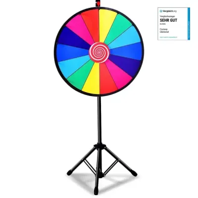 ? 60 cm kolo štěstí hračka barevné kolo hry pro loterijní hry slovní hry 24"