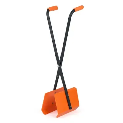 Chytač listí s rukojetí dlouhou 92 cm, sběrač listí se širokým plastovým pádlem a ergonomickou rukojetí