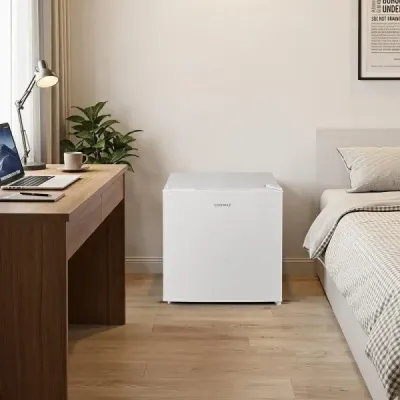 46L mini lednička – malá lednička na nápoje s 5 nastavitelnými stupni chlazení a reverzibilními dveřmi