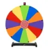 Kolo štěstí, 60cm ruleta se stojanem a 12 přepisovatelnými poli