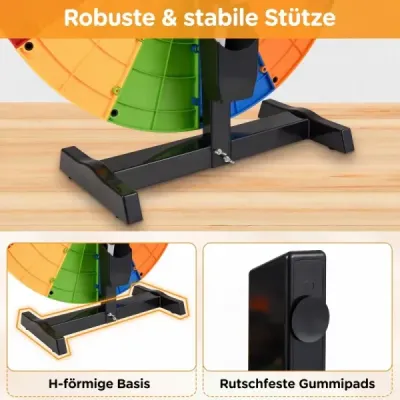 Kolo štěstí, 60cm ruleta se stojanem a 12 přepisovatelnými poli
