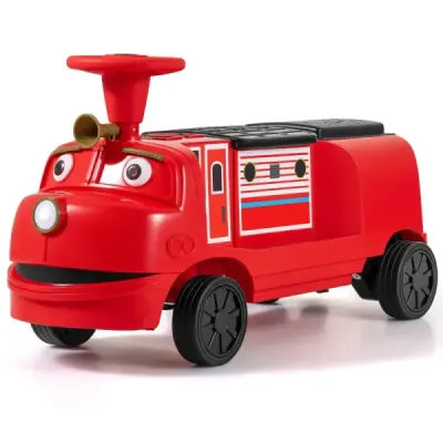 Dětské elektrické autíčko 12V, elektrické odrážedlo se 2 sedadly a 2 motory, 95 x 41 x 51 cm, červené