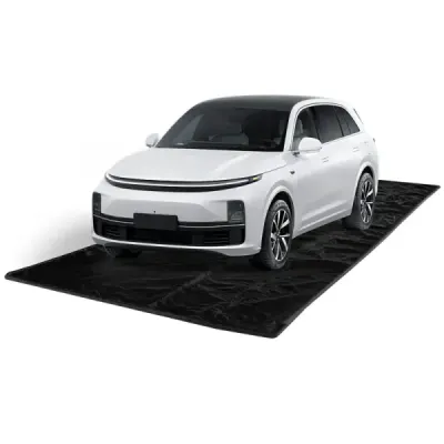 AW10033-M  Garážová rohož auto 550 x 240 cm Olejová rohož garážová Olejová sběrná rohož protiskluzová a voděodolná černá SKLADEM