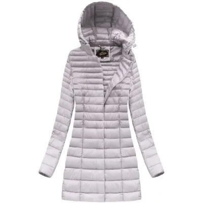 Dámská přechodná bunda MODA240 světle šedá Dámská přechodná bunda MODA240 světle šedá