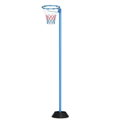 Branka na netball Volně stojící basketbalový koš s výškově nastavitelnou tyčí od 105 do 255 cm