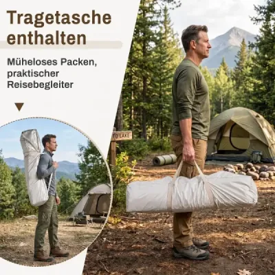 Pop-up stan pro 4 osoby – skládací kempingový stan se 4 síťovanými okny a 2 střešními okny, rozměry 275 x 245 x 188 cm