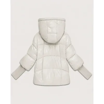 Dámská bunda oversize MODA6078 ecru