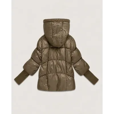 Dámská bunda oversize MODA6078 béžová