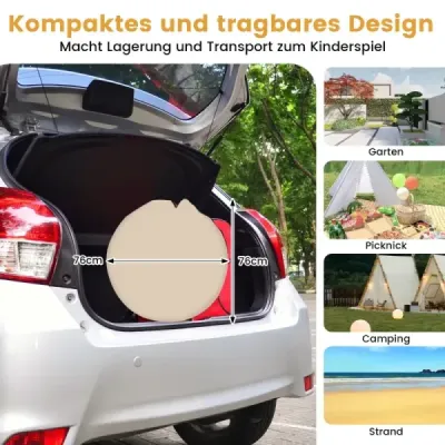 NP12752SA    Vysouvací síťovaný pavilon pro 4-6 osob 310 x 270 cm skládací venkovní kempinkový stan s celoplošnou síťovinou SKLADEM