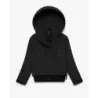 Krátká bunda s kapucí MODA6126 černá