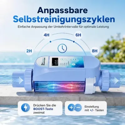 Automatický generátor chloru ze soli pro bazény do 18 m³ – systém chlorování solí pro bazény se slanou vodou